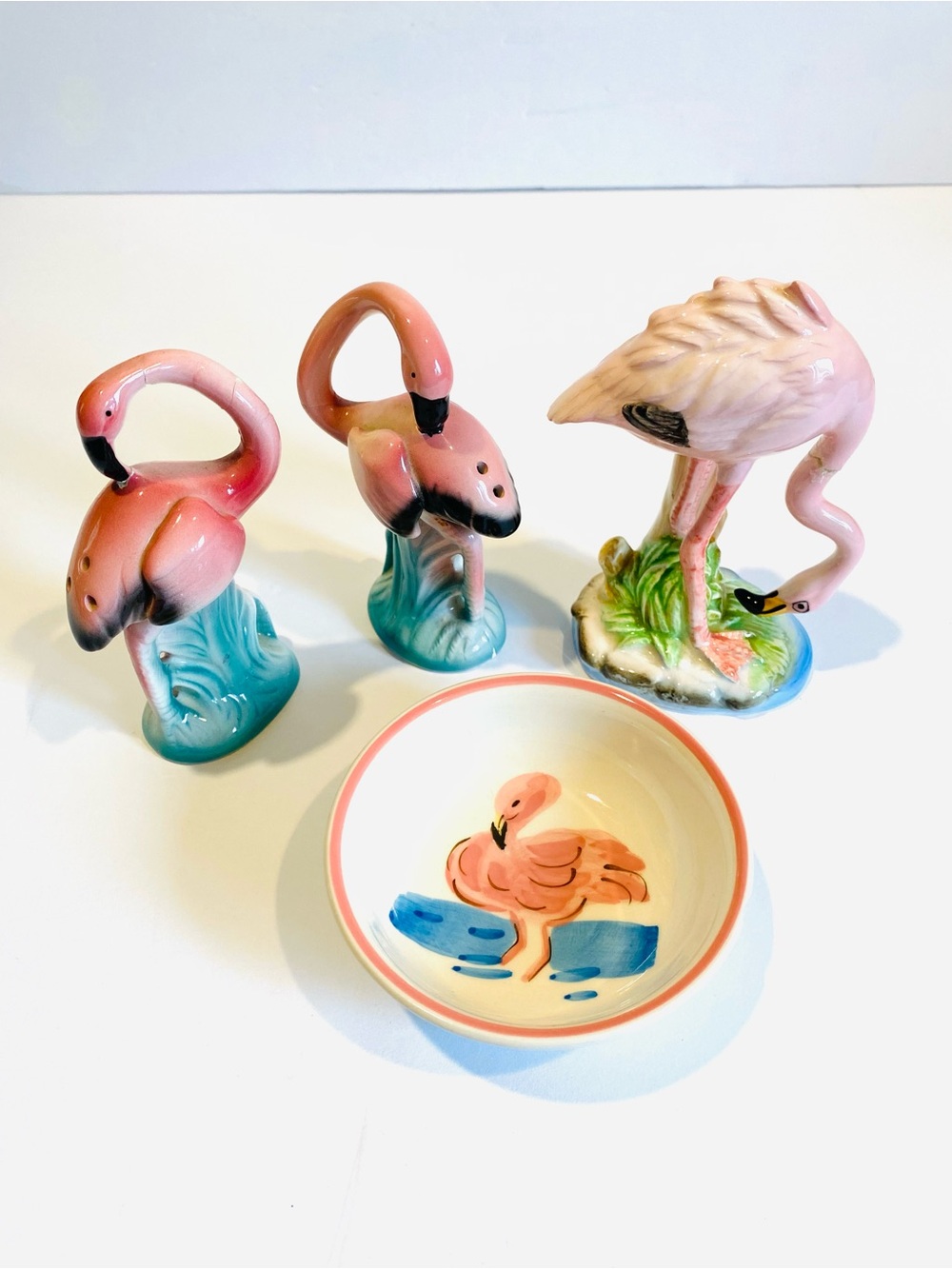 Pink Flamingo 80s Craft Lot